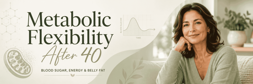 Metabolic Flexibility After 40: Why It Matters for Blood Sugar, Energy, and Belly Fat