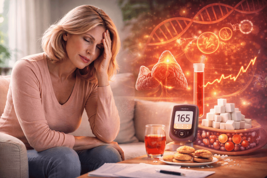 Cortisol, Stress and Blood Sugar in Menopause