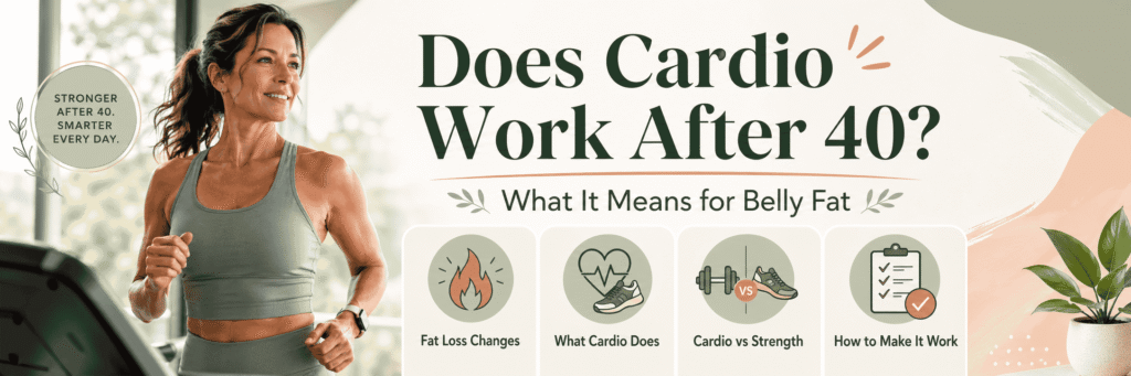 Does Cardio Work After 40? What It Means for Belly Fat