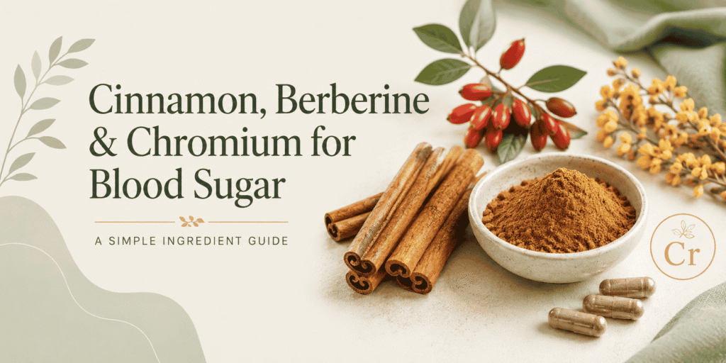 Cinnamon, Berberine and Chromium for Blood Sugar: Simple Guide