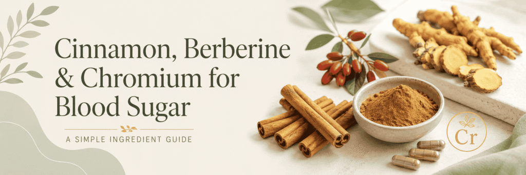 Cinnamon, Berberine and Chromium for Blood Sugar: Simple Guide