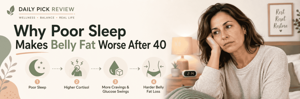 Why Poor Sleep Makes Belly Fat Worse After 40