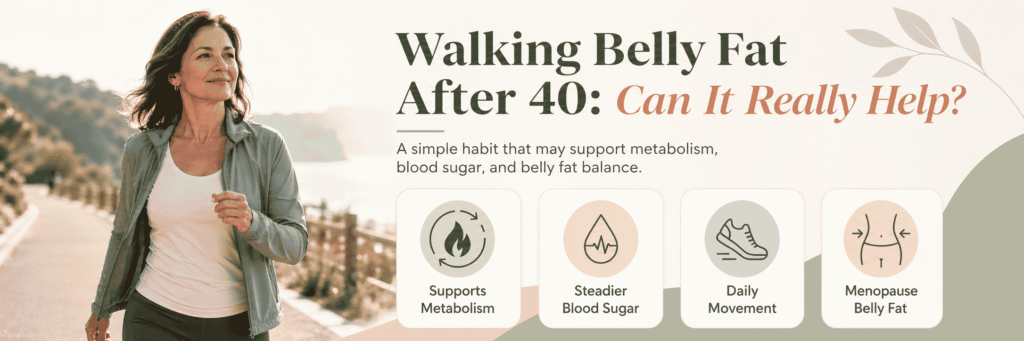 Walking Belly Fat After 40: Can It Really Help?